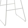 Seth pakoworld bar stool white metal wire with white pvc cushion
