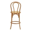Bar stool Thonet pakoworld natural beech wood 41x50x105cm
