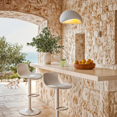 Bar stool Walden pakoworld PP white