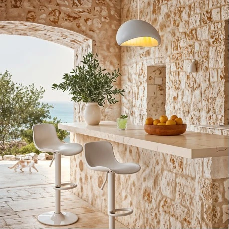 Bar stool Walden pakoworld PP white