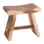 Saddle stool pakoworld suar wood in natural shade 50x30x50cm