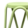 Stool Serzona pakoworld pp in mint color D27x45.5cm