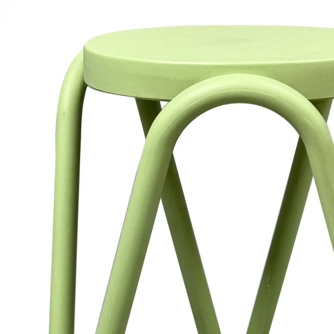 Stool Serzona pakoworld pp in mint color D27x45.5cm