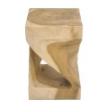 Stool Table Cabair pakoworld suar wood in natural shade 30x30x46cm