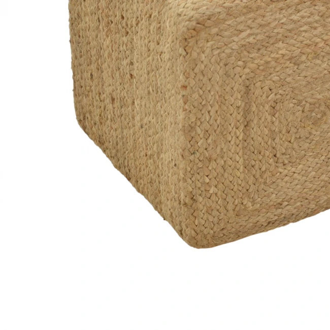 Σκαμπό Tresa Inart φυσικό 100% γιούτα 50x50x35εκ