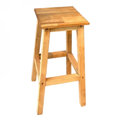 Waroby pakoworld wooden stool in natural color 32x32x46cm