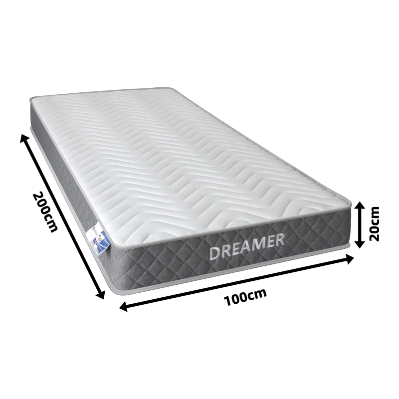 Dreamer pakoworld pocket spring double-sided mattress 20cm 100x200cm