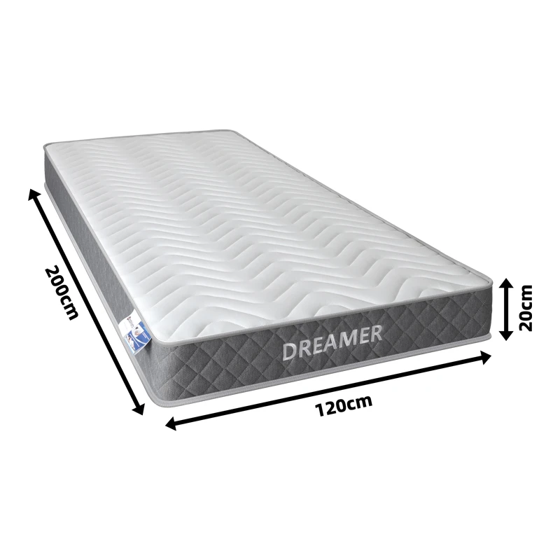 Dreamer pakoworld pocket spring double-sided mattress 20cm 120x200cm