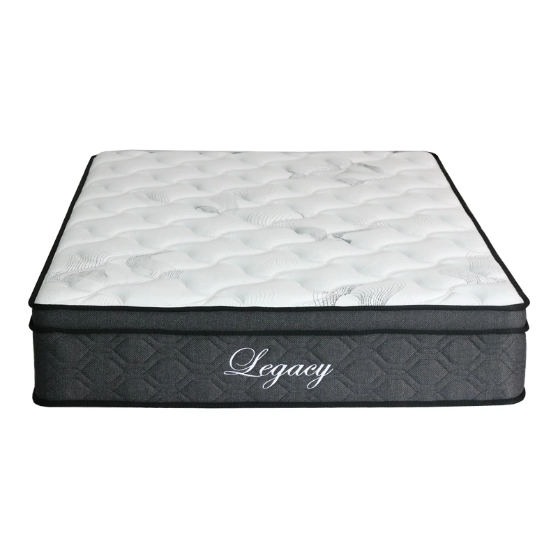 Legacy Pakoworld single-sided pocket spring mattress roll pack with integrated euro top 23-25cm 120x200cm