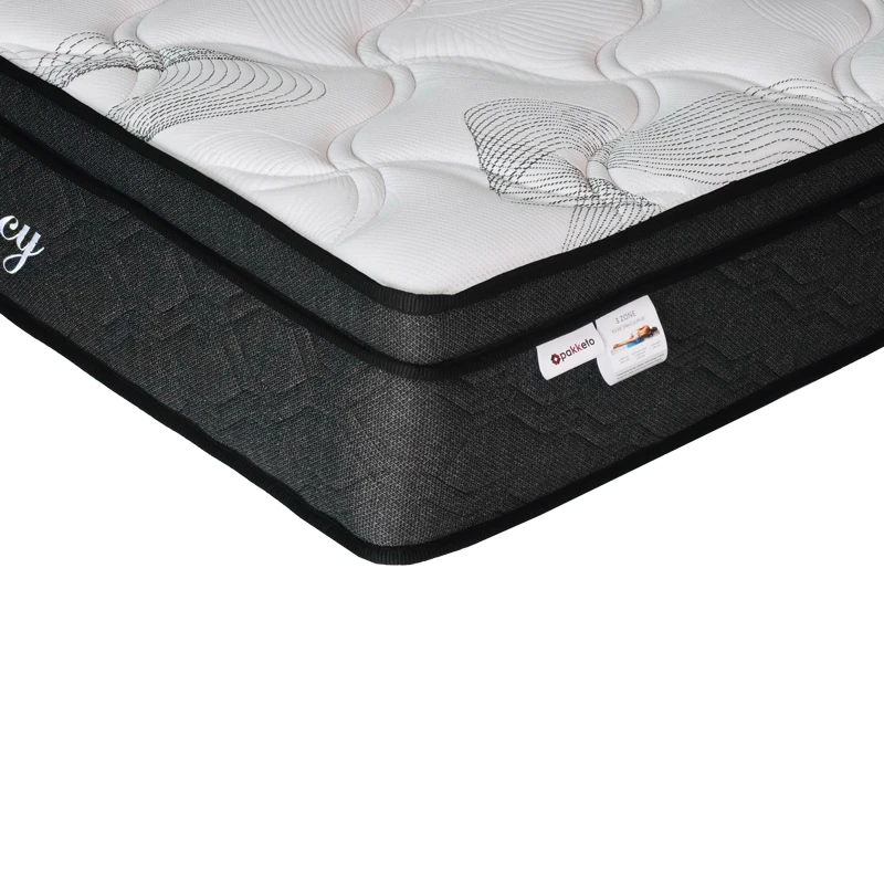 Legacy Pakoworld single-sided pocket spring mattress roll pack with integrated euro top 23-25cm 120x200cm