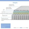 Στρώμα Utopia pakoworld pocket spring με ανώστρωμα 30-32cm 90x190εκ