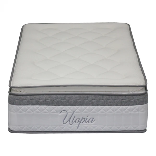 Στρώμα Utopia pakoworld pocket spring με ανώστρωμα 30-32cm 90x190εκ