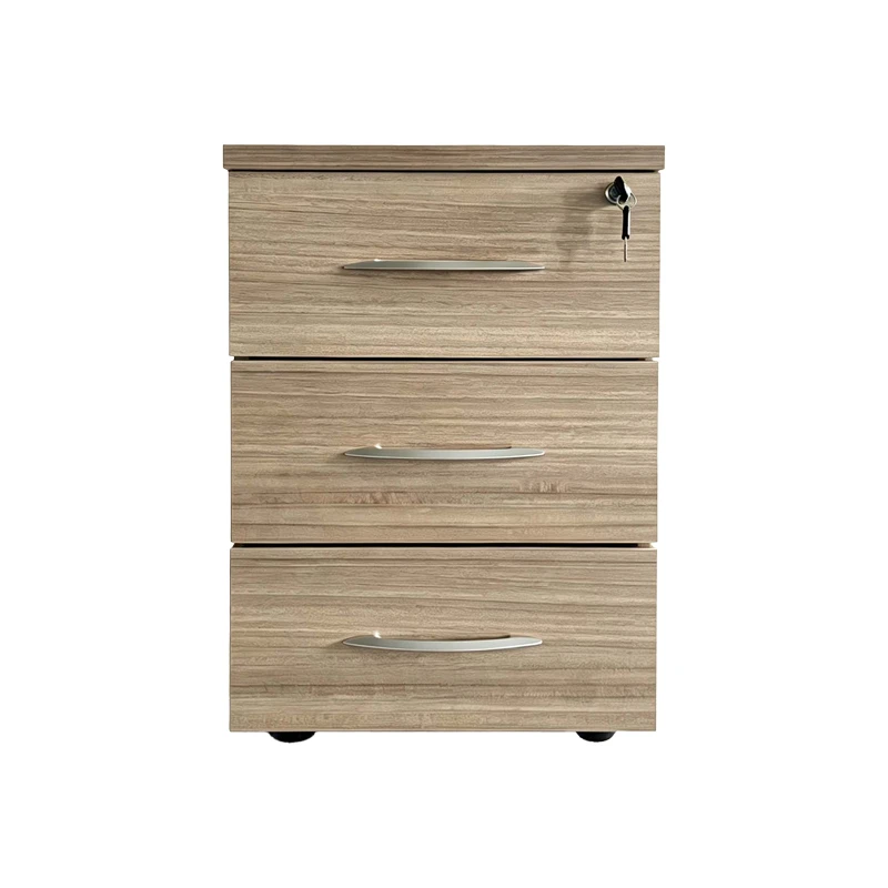 Desk drawer on wheels Armadi pakoworld in oak-beige shade 40x40x55cm