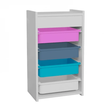 Cabinet with baskets Toily pakoworld multicolor 45x30x75cm