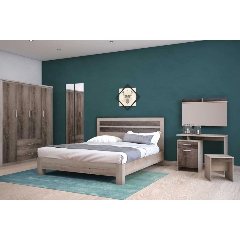 Dressing table with mirror Olympus pakoworld in castillo-toro colour