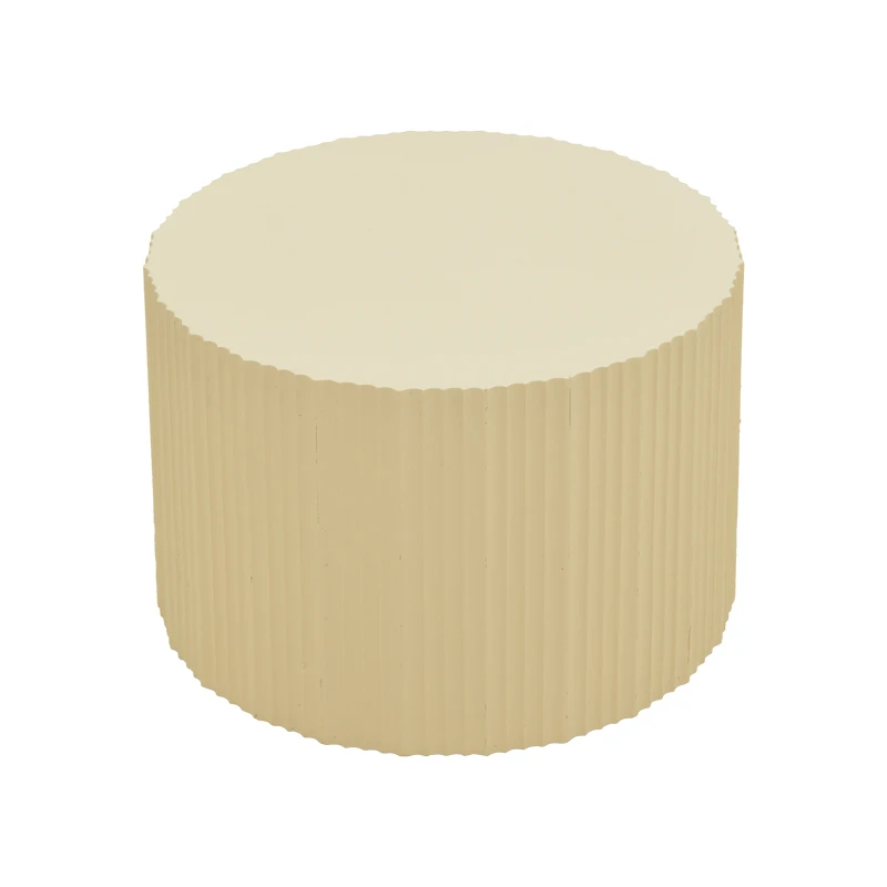 Set of 2 pieces coffee tables Ponty pakoworld cream mango wood