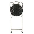 Drill pakoworld garden dining set 3pcs in copper antique color metal