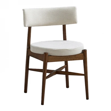 Τραπεζαρία Eleganza-Raudi pakoworld σετ 7τεμ mdf σε καρυδί-εκρού απόχρωση 180x99x75.8εκ