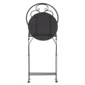 Mosaic pakoworld garden dining set set 3pcs metal black