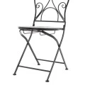 Mosaic pakoworld garden dining set set 3pcs metal black