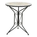 Sellis pakoworld dining set 3pcs mosaic-metal black