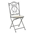 Sellis pakoworld dining set 3pcs mosaic-metal black