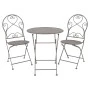 Walen pakoworld dining table set of 3 metal in bronze shade