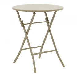 Table Albero pakoworld champagne color metal D60x70cm