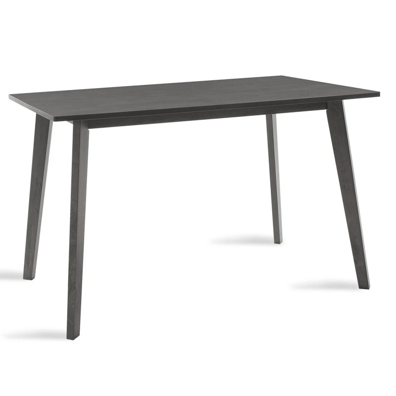 Τραπέζι Benson pakoworld MDF σε rustic grey απόχρωση 120x75x75εκ