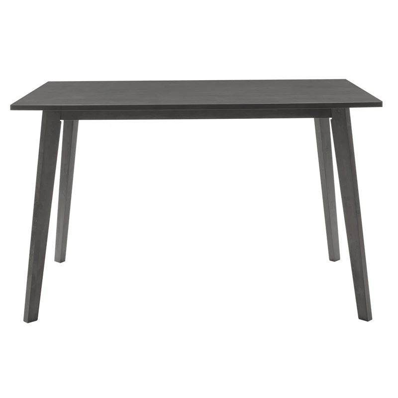 Τραπέζι Benson pakoworld MDF σε rustic grey απόχρωση 120x75x75εκ