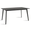 Τραπέζι Benson pakoworld MDF σε rustic grey απόχρωση 150x90x75εκ