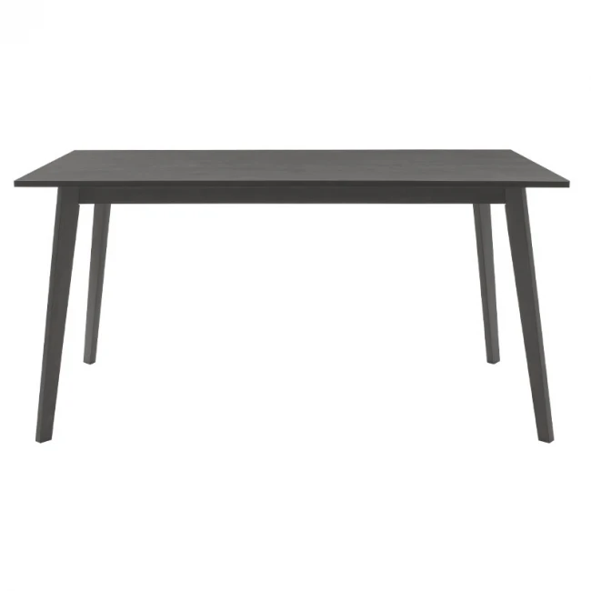 Τραπέζι Benson pakoworld MDF σε rustic grey απόχρωση 150x90x75εκ