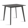Dining table Benson pakoworld mdf - venner in rustic grey color 80x80x75cm
