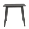 Dining table Benson pakoworld mdf - venner in rustic grey color 80x80x75cm