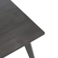 Dining table Benson pakoworld mdf - venner in rustic grey color 80x80x75cm
