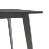 Dining table Benson pakoworld mdf - venner in rustic grey color 80x80x75cm