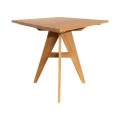 Cadrada table pakoworld teak wood in natural shade 70x70x76cm