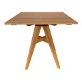 Cadrada table pakoworld teak wood in natural shade 80x80x76cm