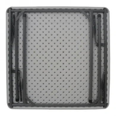 Τραπέζι catering Comfort pakoworld πτυσσόμενο σε λευκή απόχρωση 80x80x74εκ