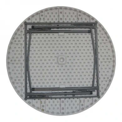 Τραπέζι catering Comfort pakoworld πτυσσόμενο στρόγγυλο σε λευκή απόχρωση Φ120x74εκ