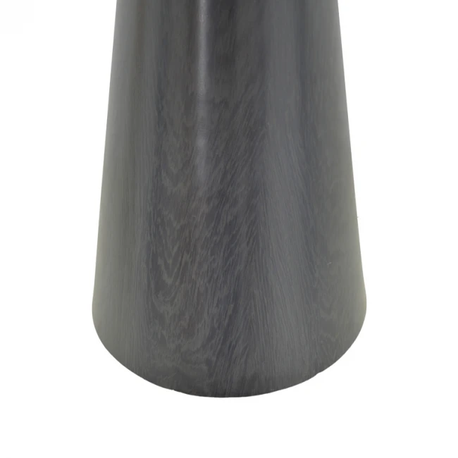 Tραπέζι Donda pakoworld mdf μαύρο Φ100x76εκ