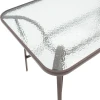 Valor pakoworld table metal brown-glass 140x80x70cm