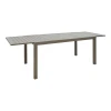 Extendable table Lafla pakoworld aluminum in champagne shade 160-240x90x75cm