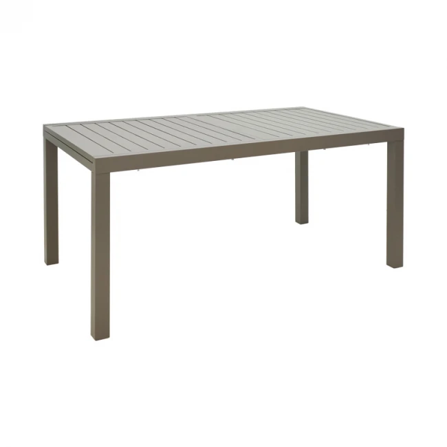 Extendable table Lafla pakoworld aluminum in champagne shade 160-240x90x75cm