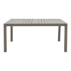 Extendable table Lafla pakoworld aluminum in champagne shade 160-240x90x75cm