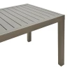 Extendable table Lafla pakoworld aluminum in champagne shade 160-240x90x75cm