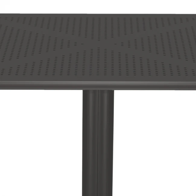 Groovy table pakoworld pp perforated anthraicte 60x60x76cm