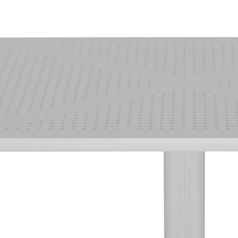 Τραπέζι Groovy pakoworld pp διατρητο λευκό 60x60x76εκ