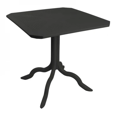 Icon pakoworld PP table in anthracite color 80x80x74.5cm