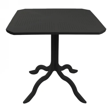 Icon pakoworld PP table in anthracite color 80x80x74.5cm
